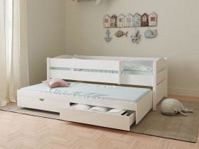 Кровать двухуровневая с ящиками «Лапландия» в Минусинске - minusinsk.mebel-nsk.ru | фото