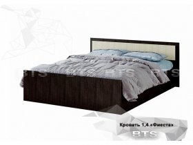 Кровать двуспальная 1,4м LIGHT Фиеста (BTS) в Минусинске - minusinsk.mebel-nsk.ru | фото