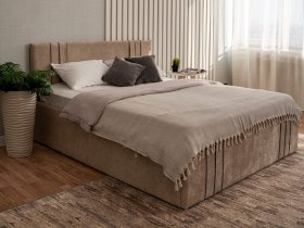 Кровать двуспальная 1,4м с подъем. мех. Леванте в Минусинске - minusinsk.mebel-nsk.ru | фото