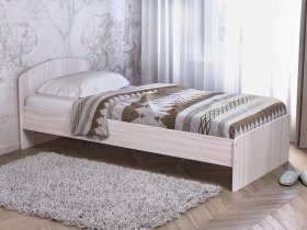 Кровать односпальная 80 с низкой спинкой (ясень шимо светлый) в Минусинске - minusinsk.mebel-nsk.ru | фото