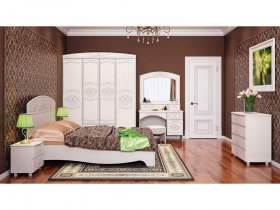 Модульная спальня Каролина в Минусинске - minusinsk.mebel-nsk.ru | фото