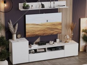 Стенка «Сильвия» (белый ясень) в Минусинске - minusinsk.mebel-nsk.ru | фото